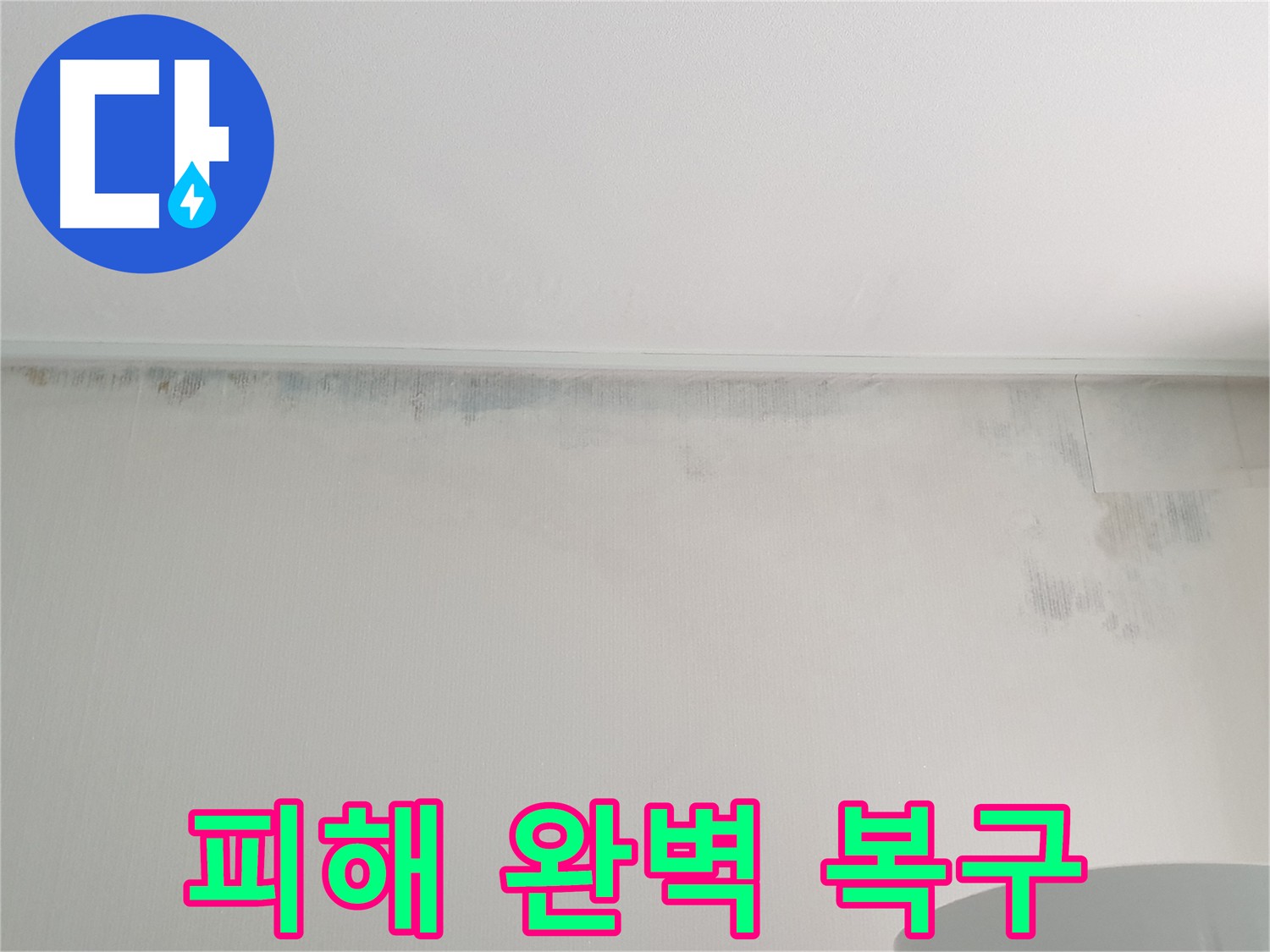 노원구 누수로 인한 곰팡이 피해 복구 후 사진