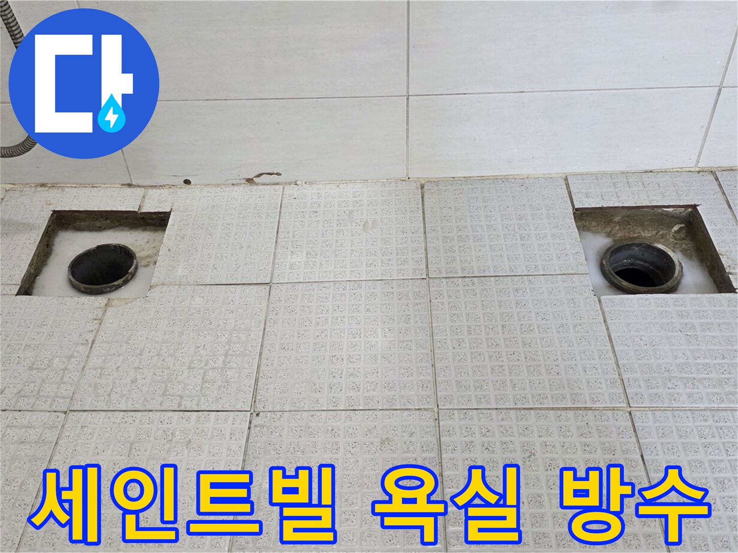 과천 세인트빌 하수구 누수 해결 - 곰팡이 제거 및 방지 시공