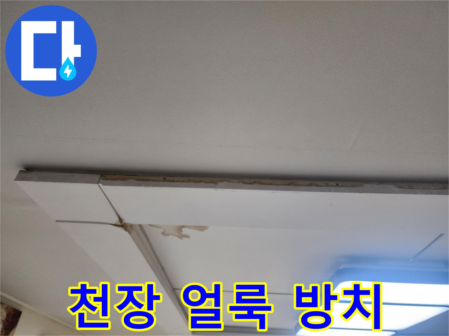 일산서구 가좌동 천장 누수 - 누수 얼룩 방치의 위험성
