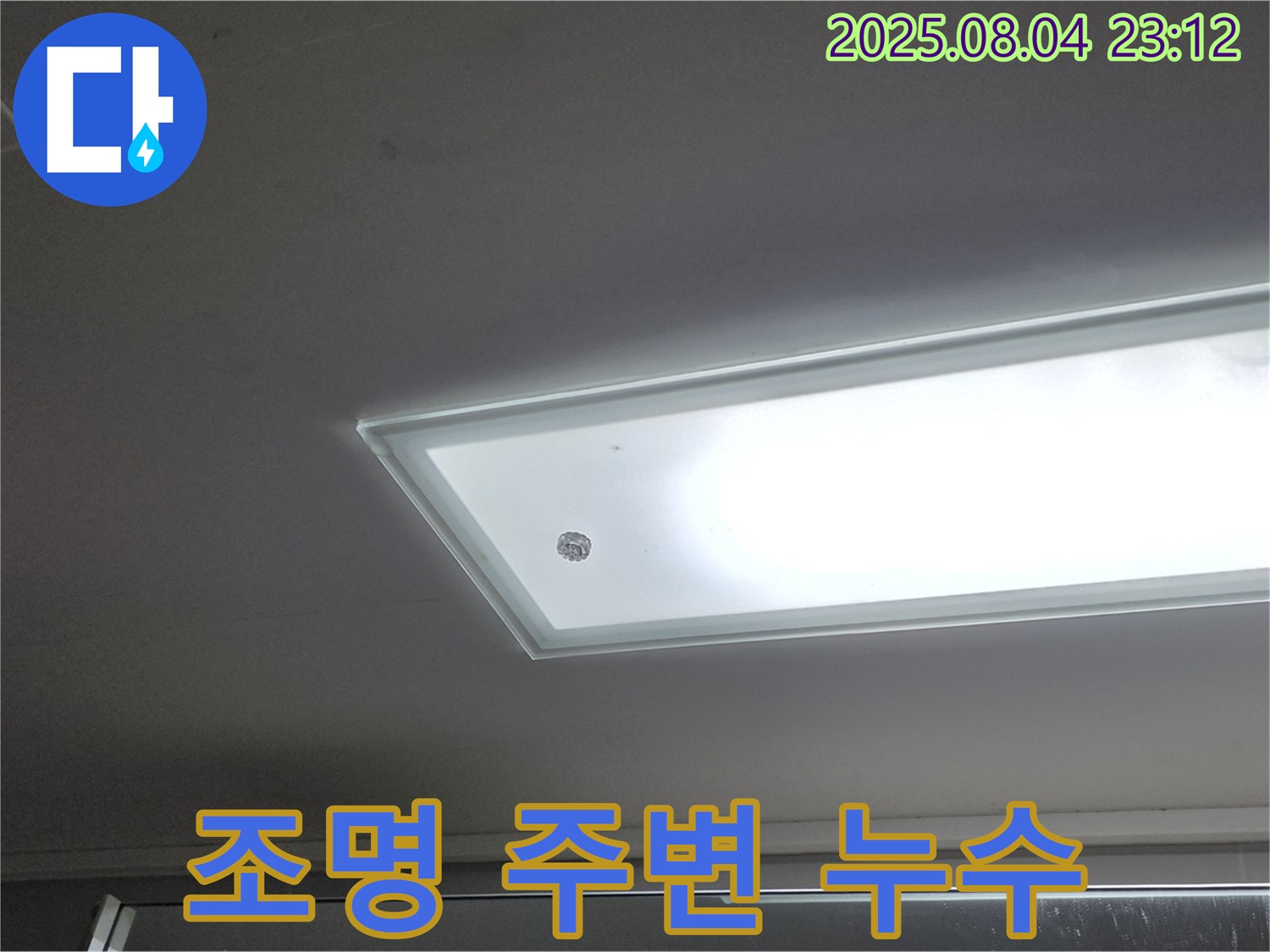 양주 옥정동 율정마을 - 천장 조명 주변 누수 원인 분석