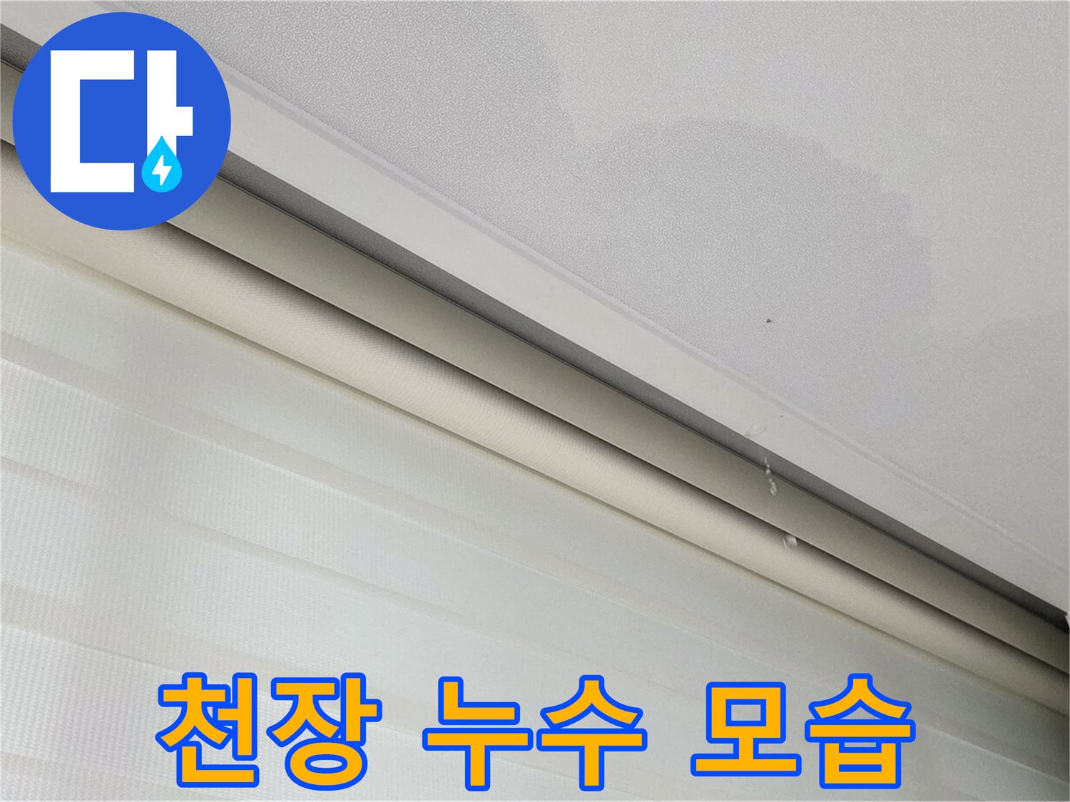 삼숭동 자이아파트 천장 누수 모습 - 정확한 진단과 신속한 해결
