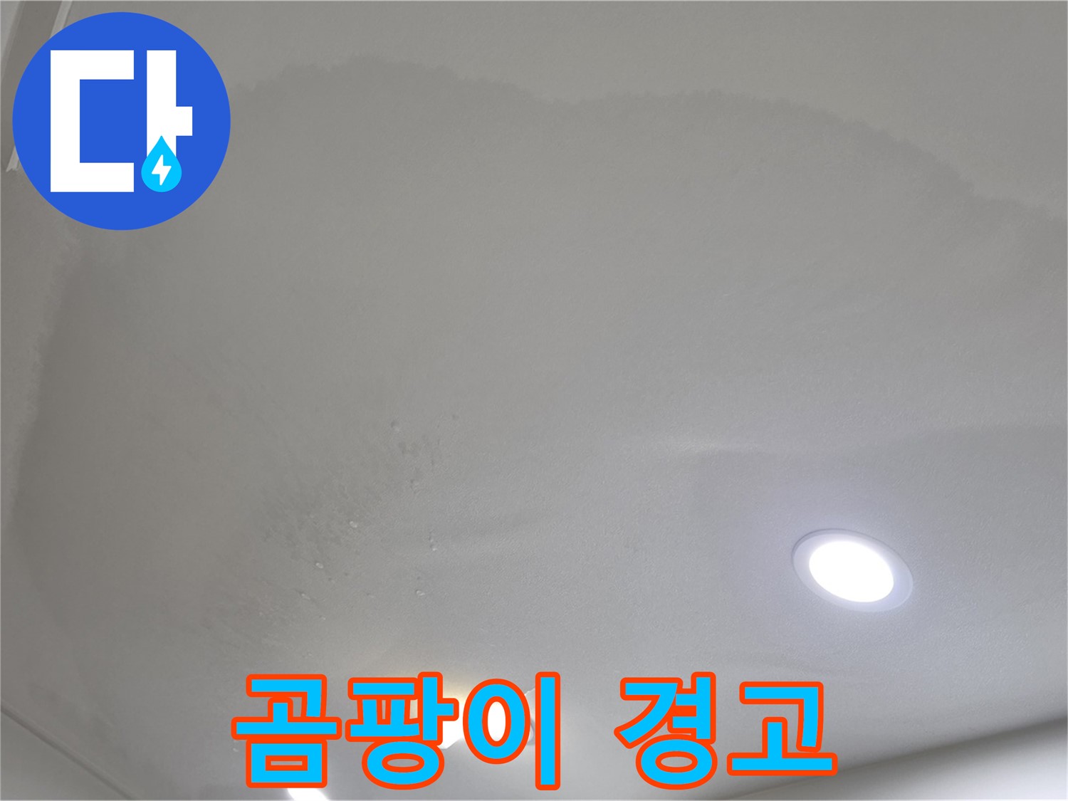 양주시 삼숭동 누수 - 천장 물방울, 곰팡이 폭탄