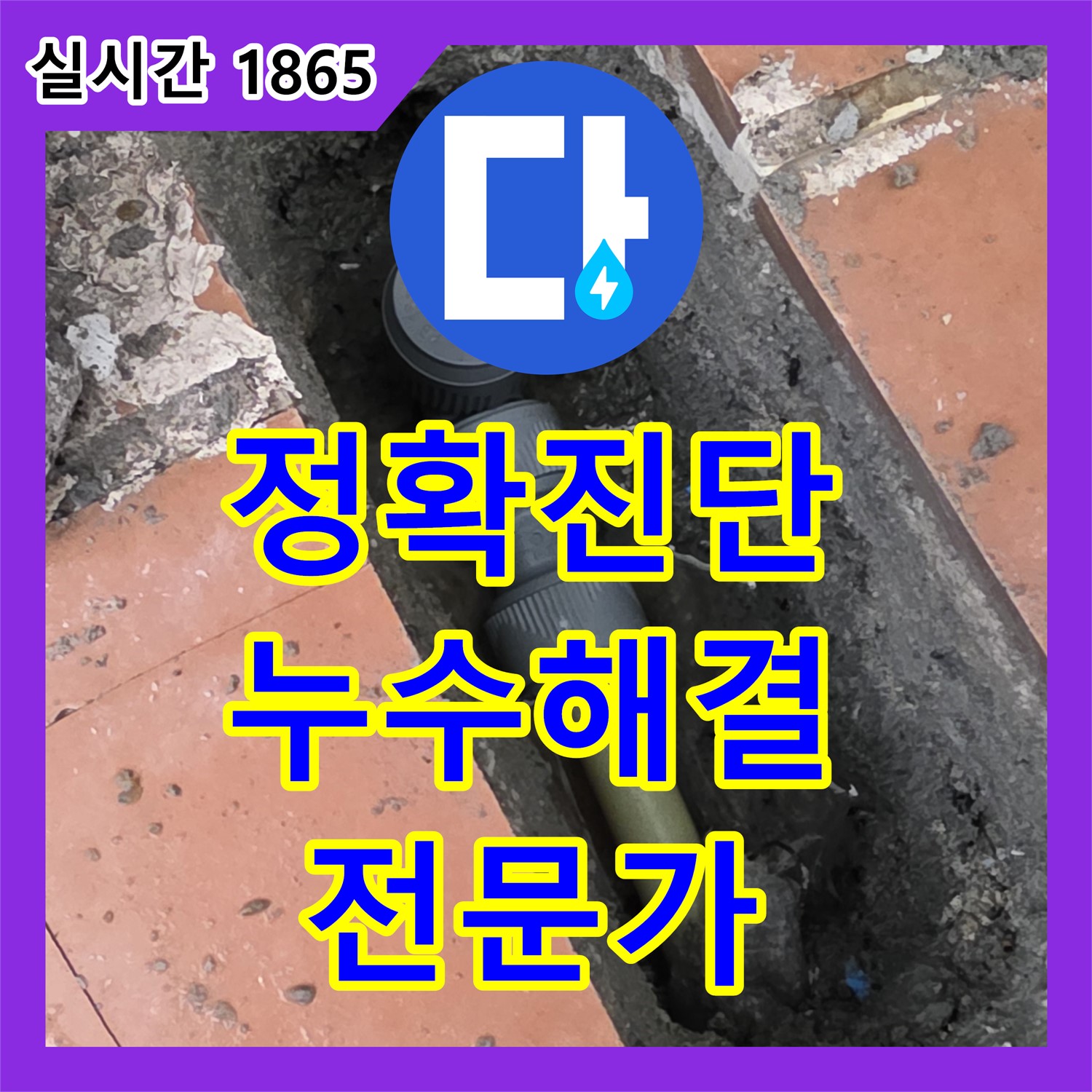 누수탐지전문가, 포천 영문 베네치아 아파트, 정확한 진단으로 완벽 해결