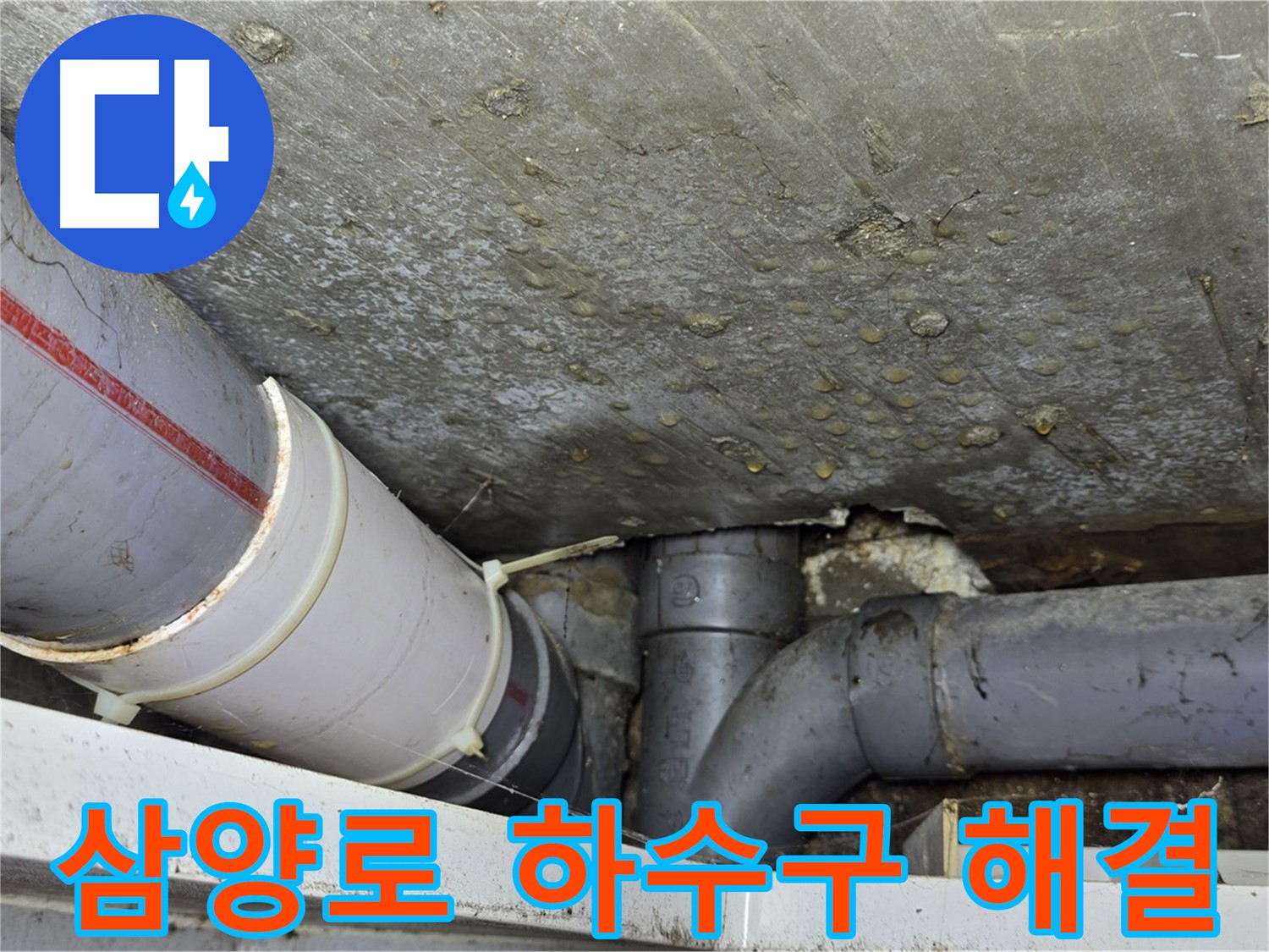 삼양로 수유동 삼광빌라 누수 - 하수구 막힘과 누수 동시 해결