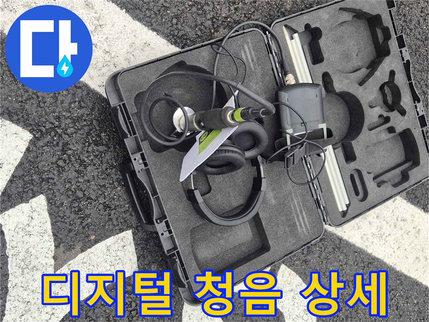 디지털 청음 장비 상세 공개 - 서면 누수 소리의 비밀