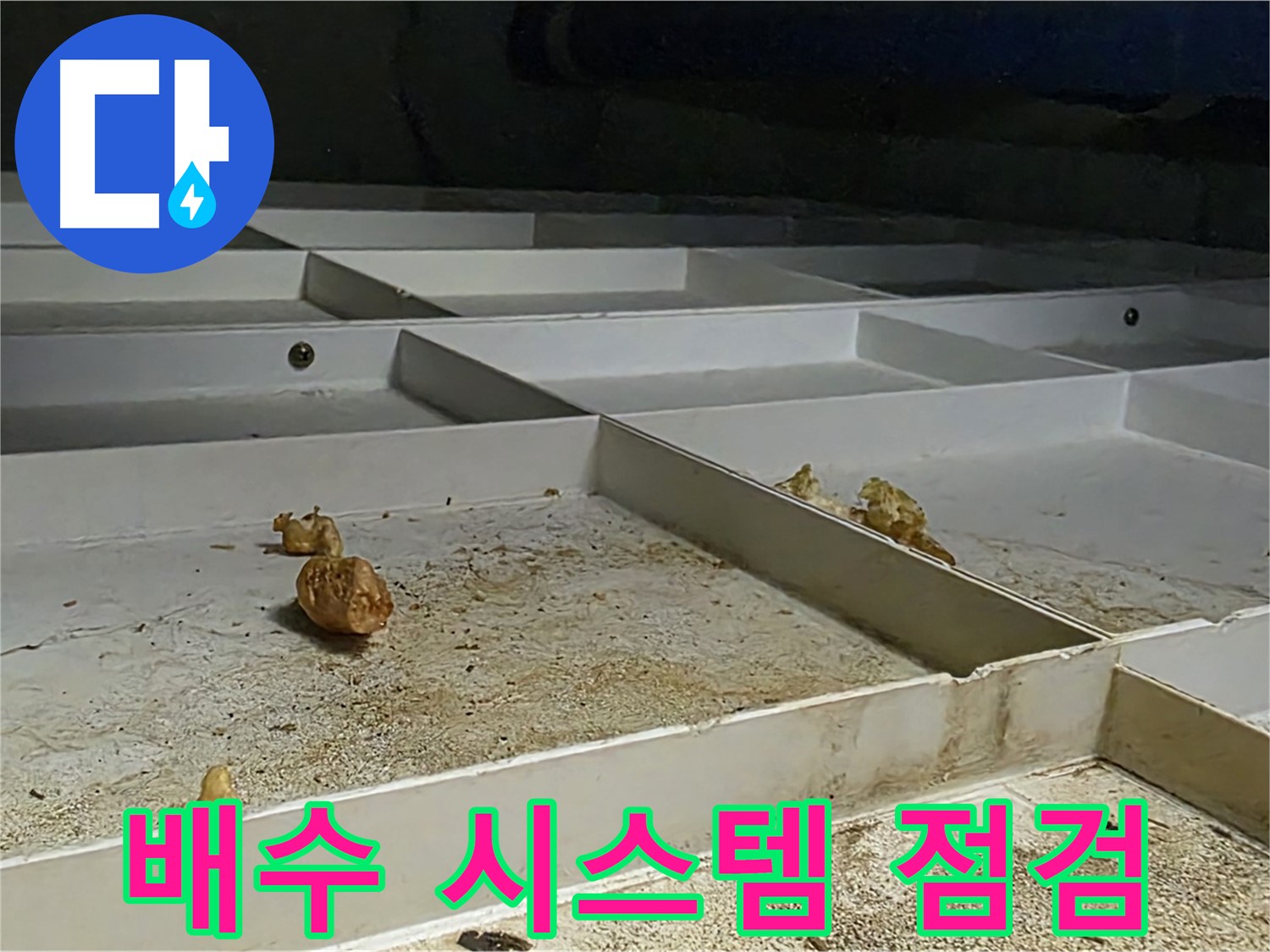 배수 시스템 점검 - 누수 원인 배수 시스템 점검