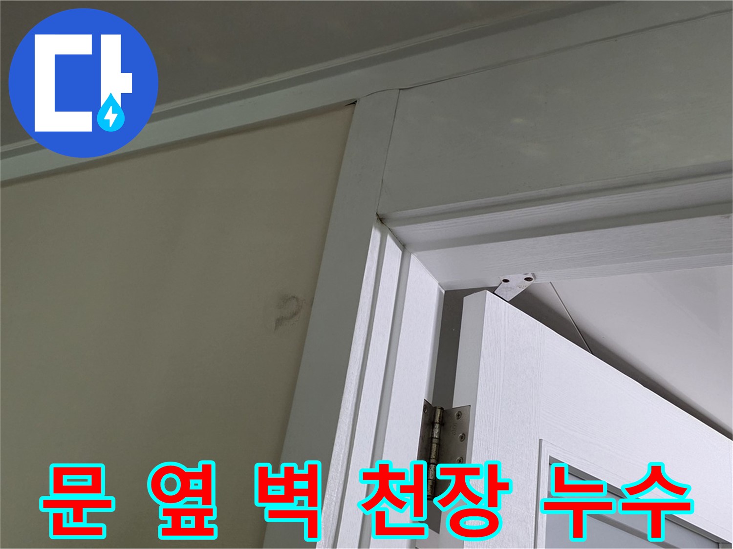 분당 운중동 문 옆 벽 천장 누수 - 누수 발생 위치와 주변 환경을 꼼꼼히 살펴 원인을 파악합니다.