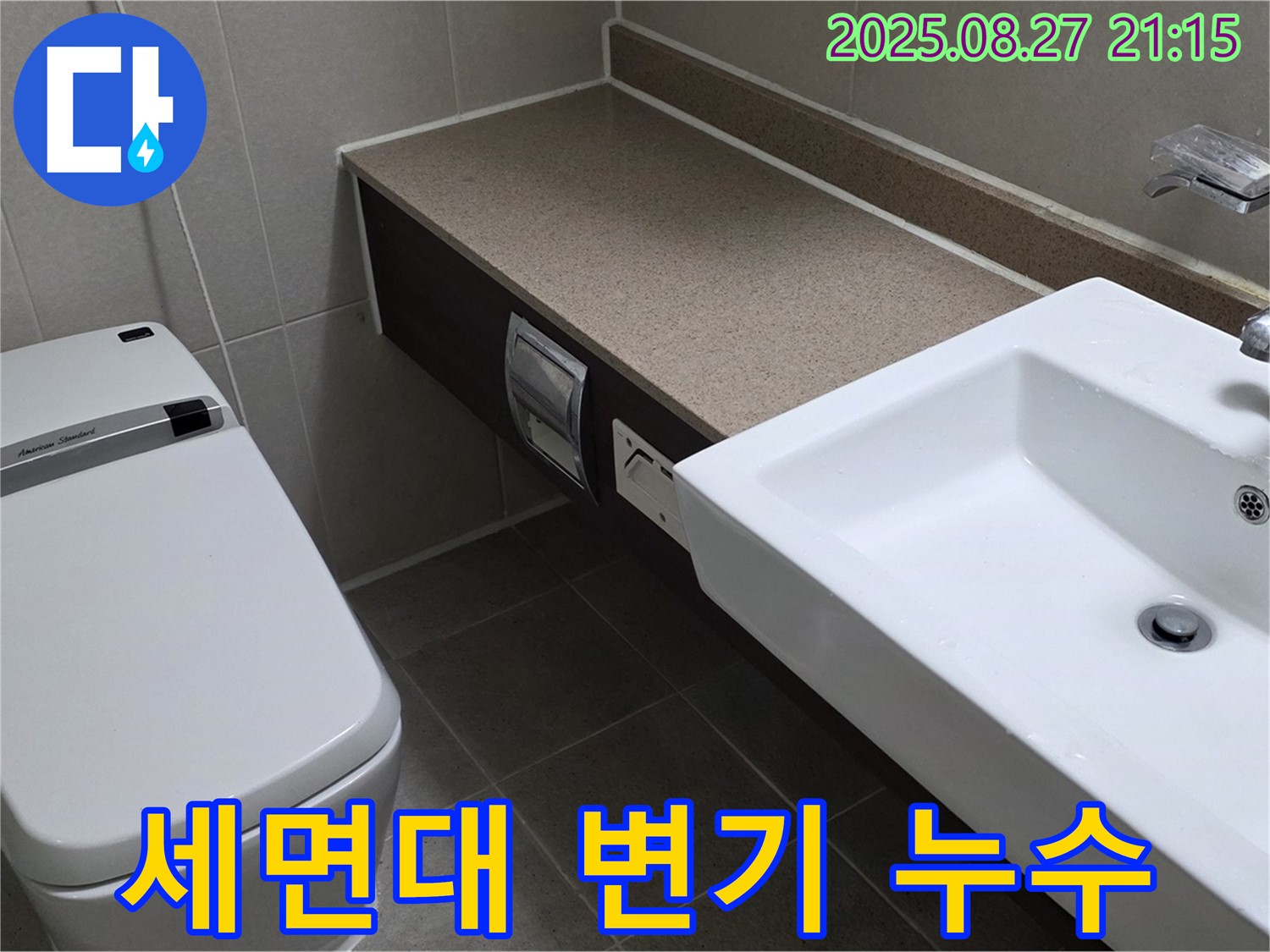분당 운중동에서 발생한 세면대와 변기 누수 문제 - 전문 누수 탐지 및 해결 과정