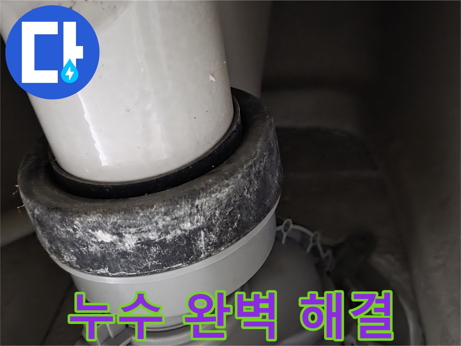 성남시 분당구 운중동 산운마을 변기 누수 - 배수구 누수 완벽하게 해결 완료