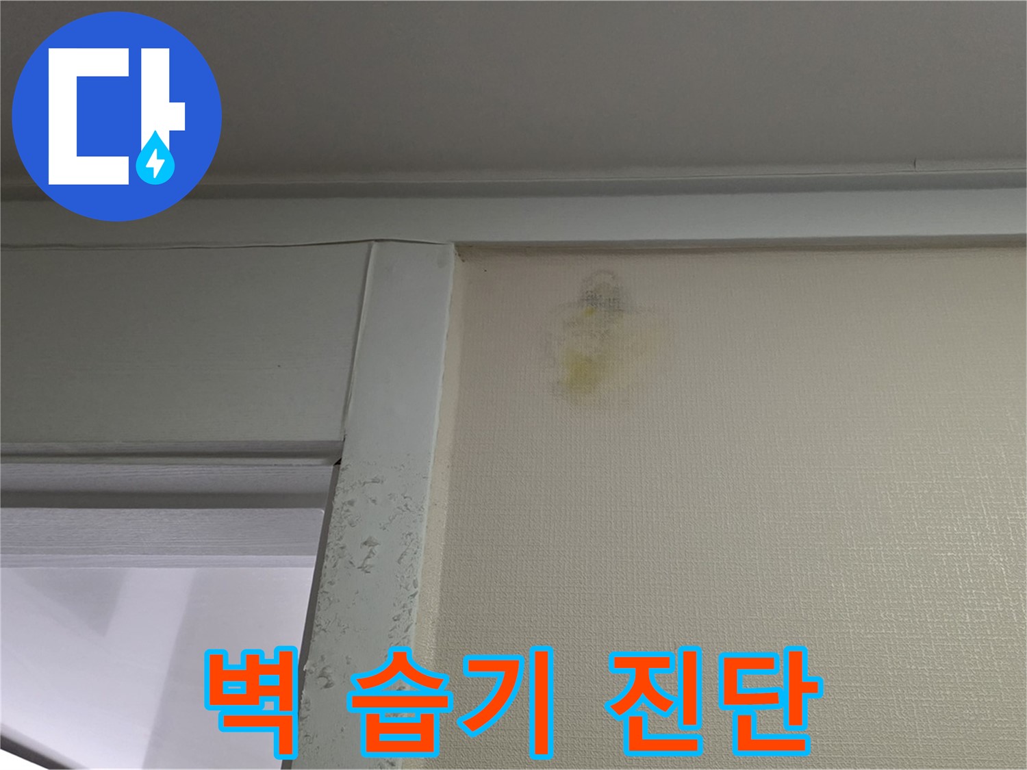 성남시 분당구 운중동 산운마을 아파트 벽 습기 - 누수 초기 의심