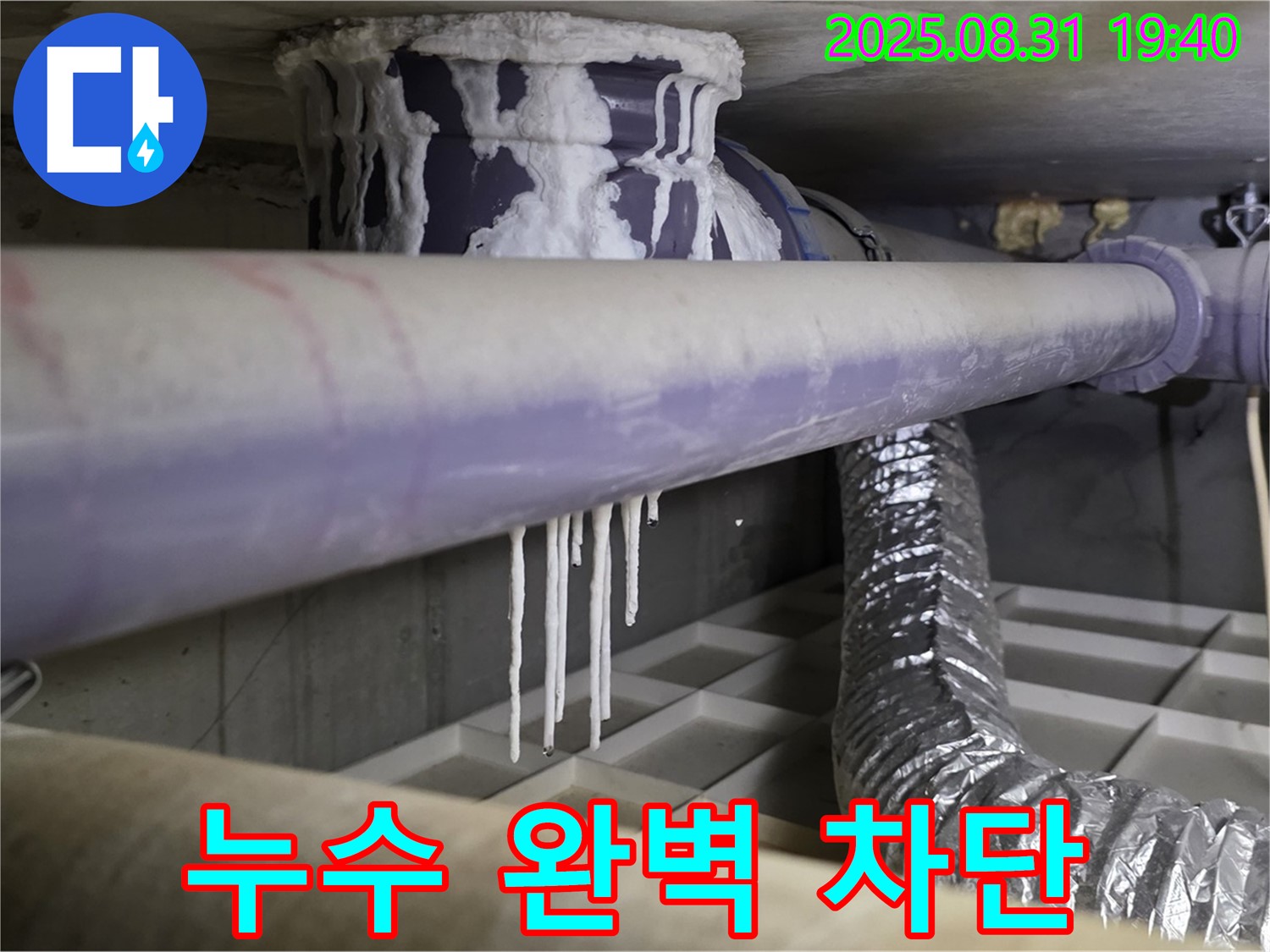 분당구 산운로 누수 - 석회수, 곰팡이, 악취 완벽 차단 - 쾌적한 공간으로