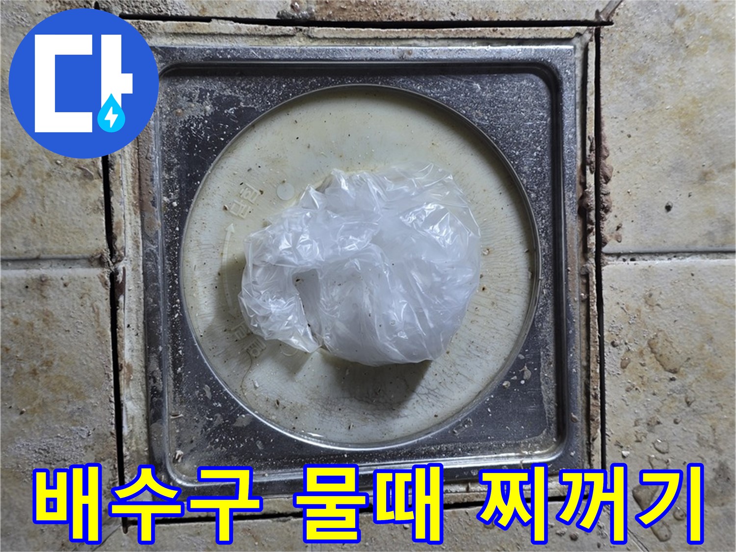 욕실 배수구 물때 및 찌꺼기 - 누수와의 연관성 정밀 진단