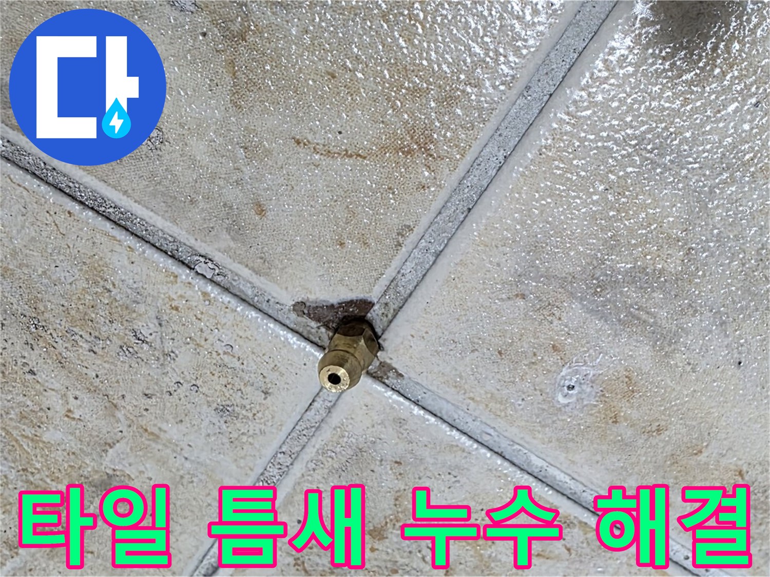 타일 틈새 누수 해결 - 완벽한 시공으로 안심