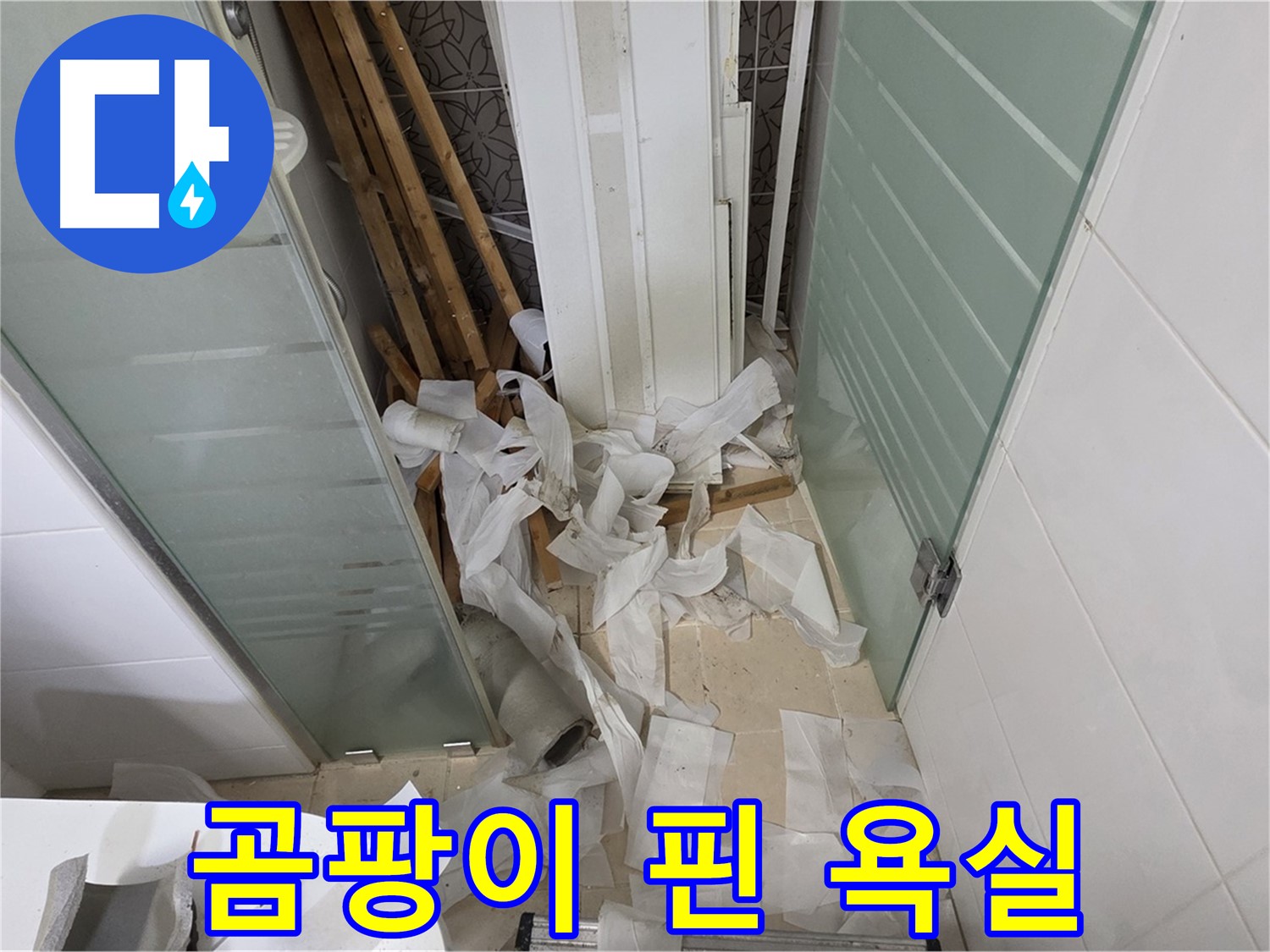 양주 백석 서광아파트 - 곰팡이 핀 욕실 철거 후 완벽 방수 시공