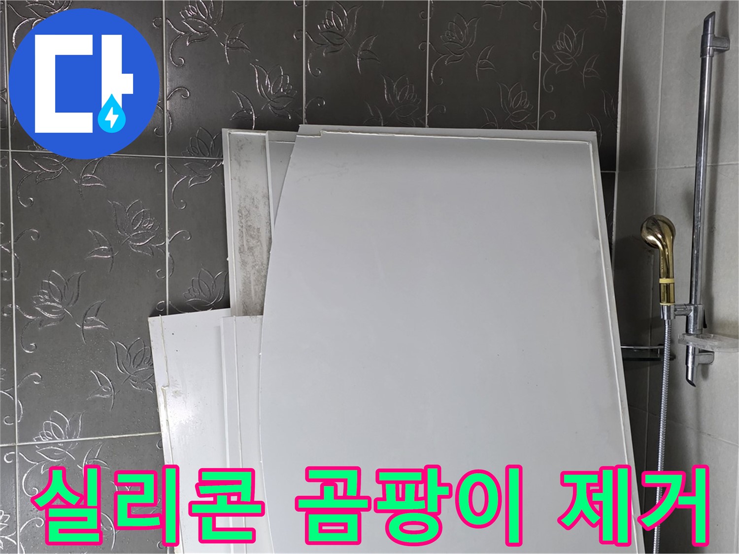 분당 욕실 - 실리콘 곰팡이, 간단하게 제거하는 꿀팁 - 깨끗한 욕실 유지