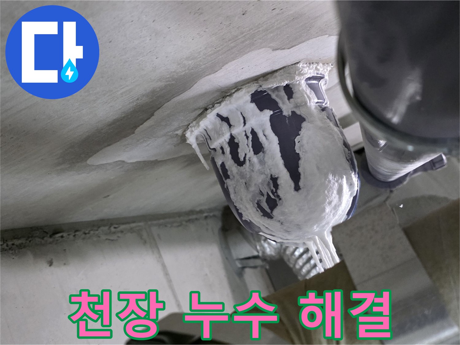 분당 운중동 산운마을 - 천장 누수 완벽 해결, 책임 시공 약속
