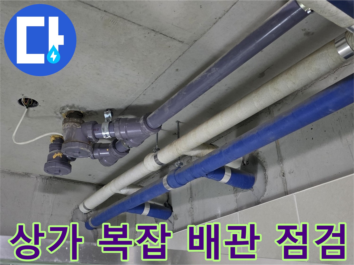 성남 분당 상가 복잡 배관 점검 - 꼼꼼한 확인과 완벽한 해결