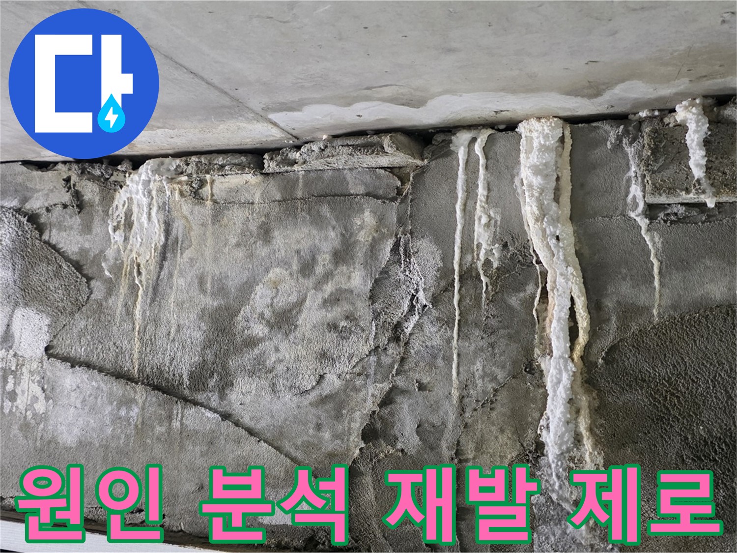 운중동 누수 해결 - 누수 원인 완전 봉쇄, 재발 제로
