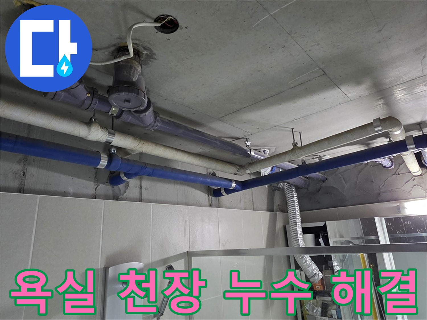 운중동 산운마을 6단지 아파트 욕실 천장 누수 - 꼼꼼한 배관 점검으로 누수 원인을 찾아 해결했습니다.