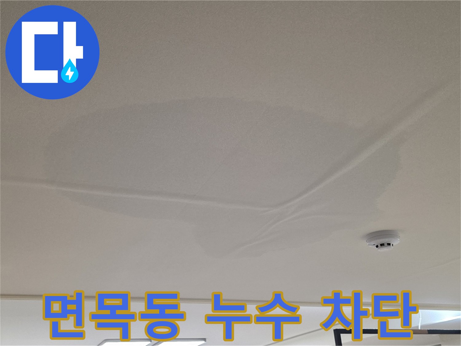 면목동 센트럴아이파크 천장 누수 - 젖은 천장 - 누수 차단을 위한 탐색