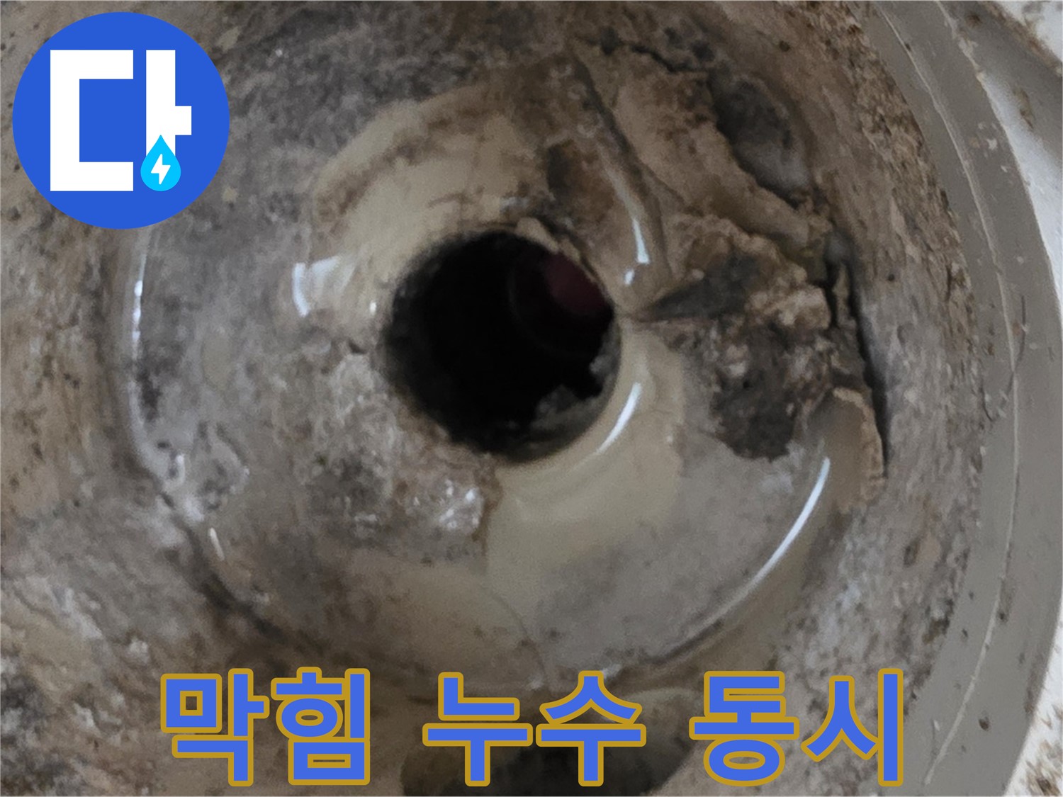 포천 일동 기산베스트빌 아파트 - 베란다 배수구 막힘과 누수, 한 번에 해결!