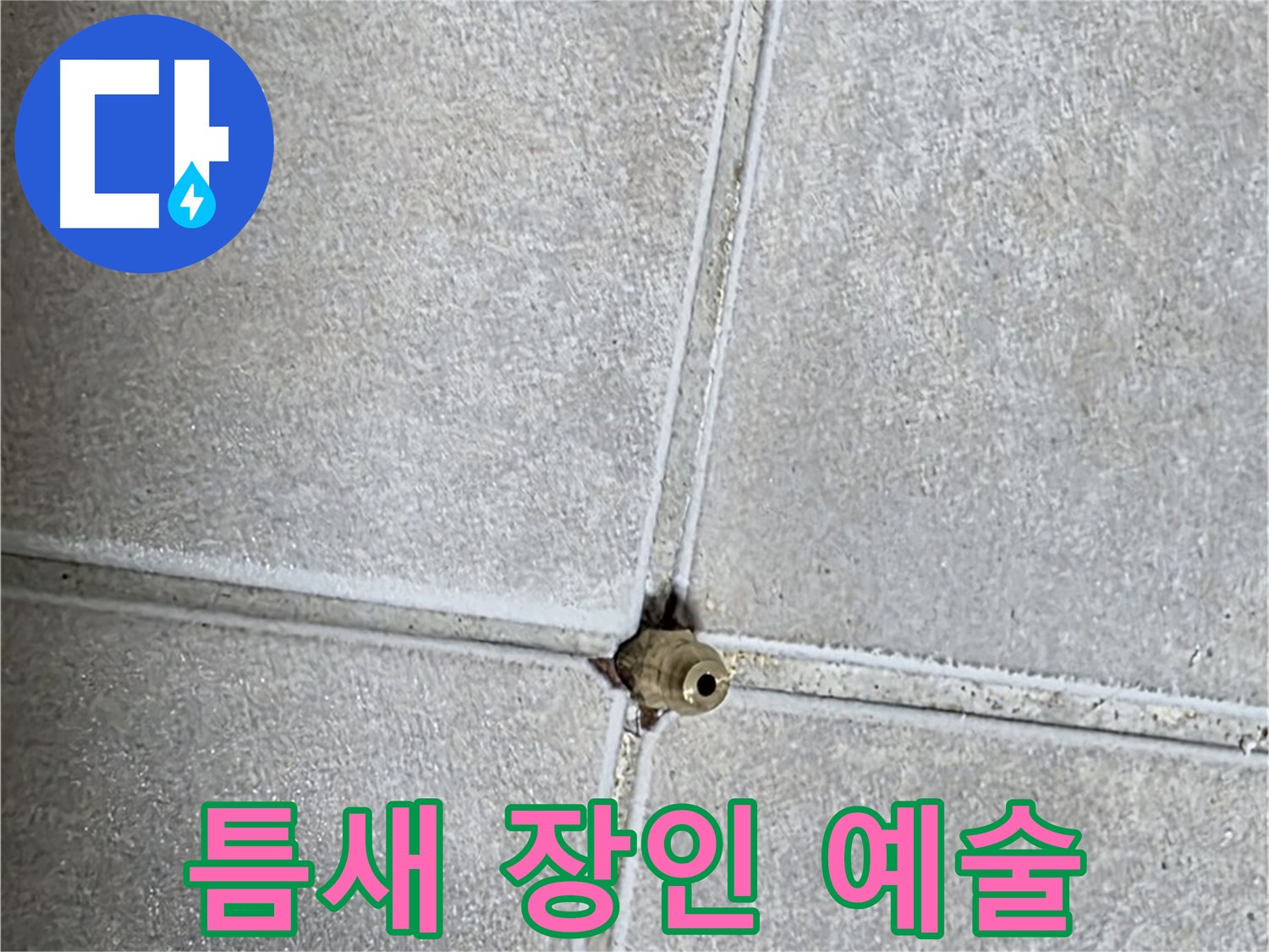 옥정 율정마을 아파트 누수 - 타일 틈새 누수, 장인의 손길로 예술 작품을 만들듯 꼼꼼하게 시공합니다!