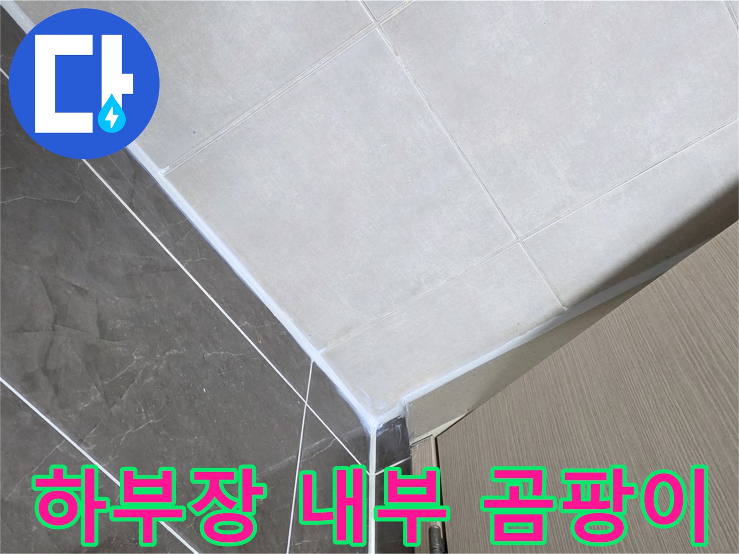 옥정동 율정마을 욕실 - 하부장 내부 곰팡이로 인한 누수 오인