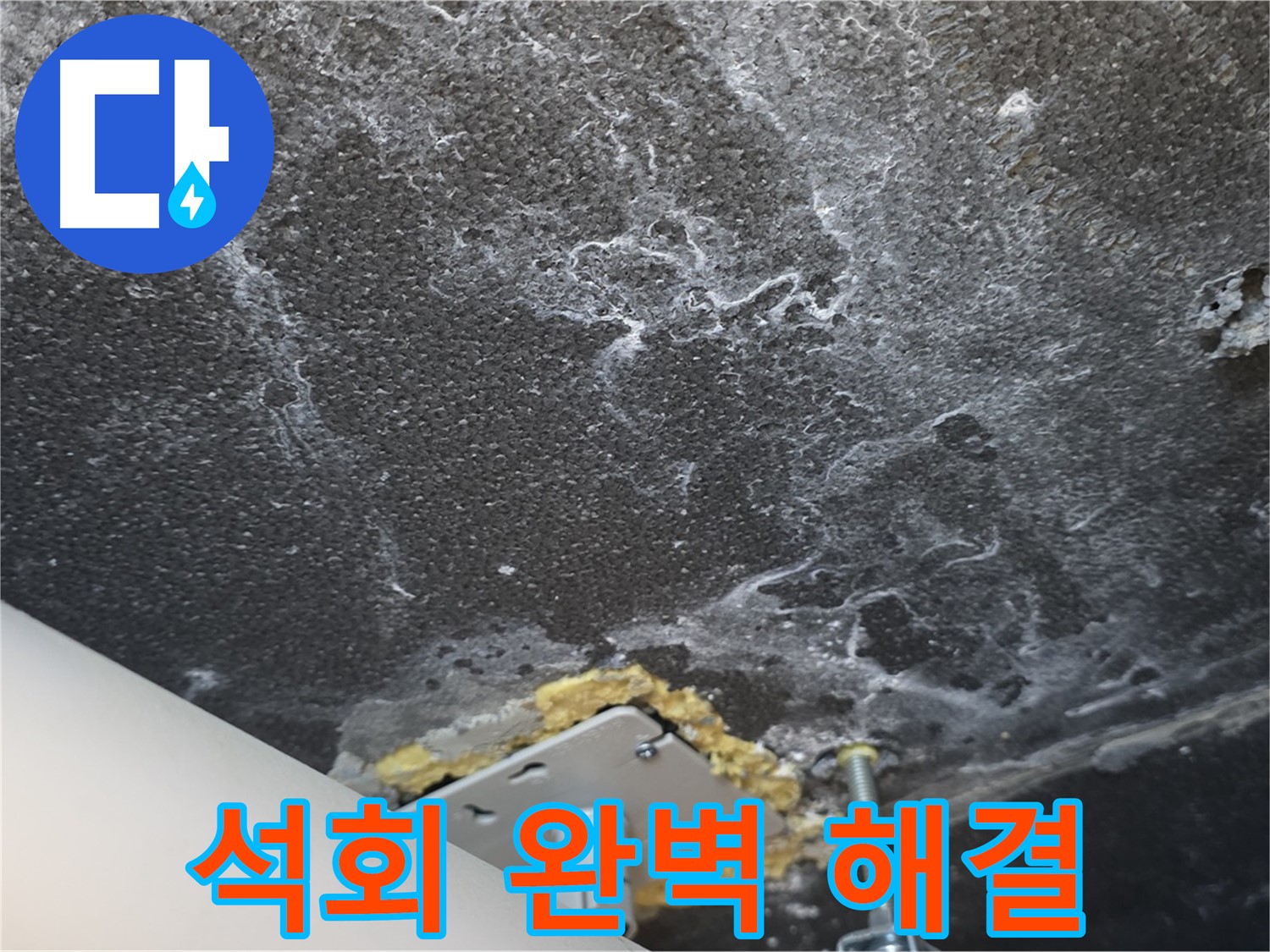 동패동 아파트 누수 - 천장 누수 석회 문제 완벽 해결 완료 사진