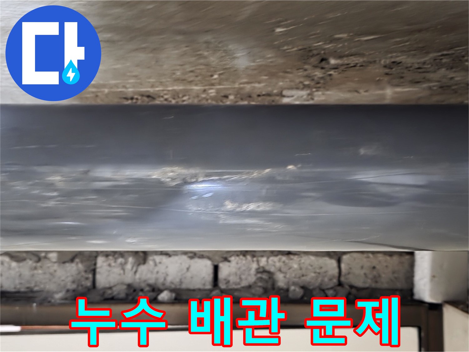 누수 배관 문제 확인 - 꼼꼼한 점검으로 문제 해결.