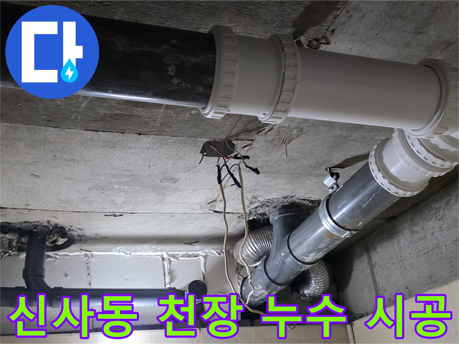 신사동 천장 누수 - 누수 탐지부터 완벽 시공까지 원스톱으로 해결!