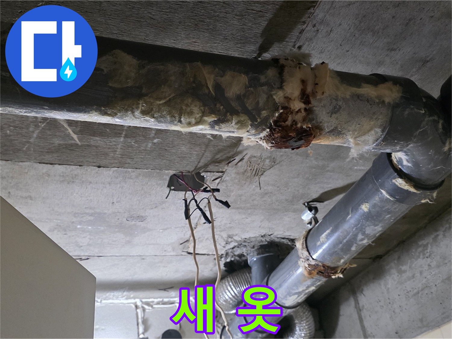 은평구 누수 - 낡은 오수관 교체 - 새 옷 입히기
