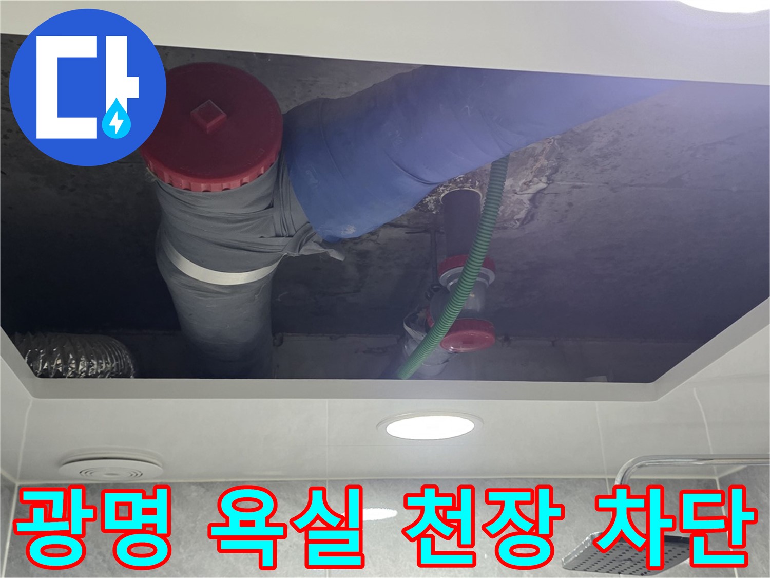 광명 욕실 천장 누수 - 광명동 한진아파트 누수 완벽 차단 및 곰팡이 방지