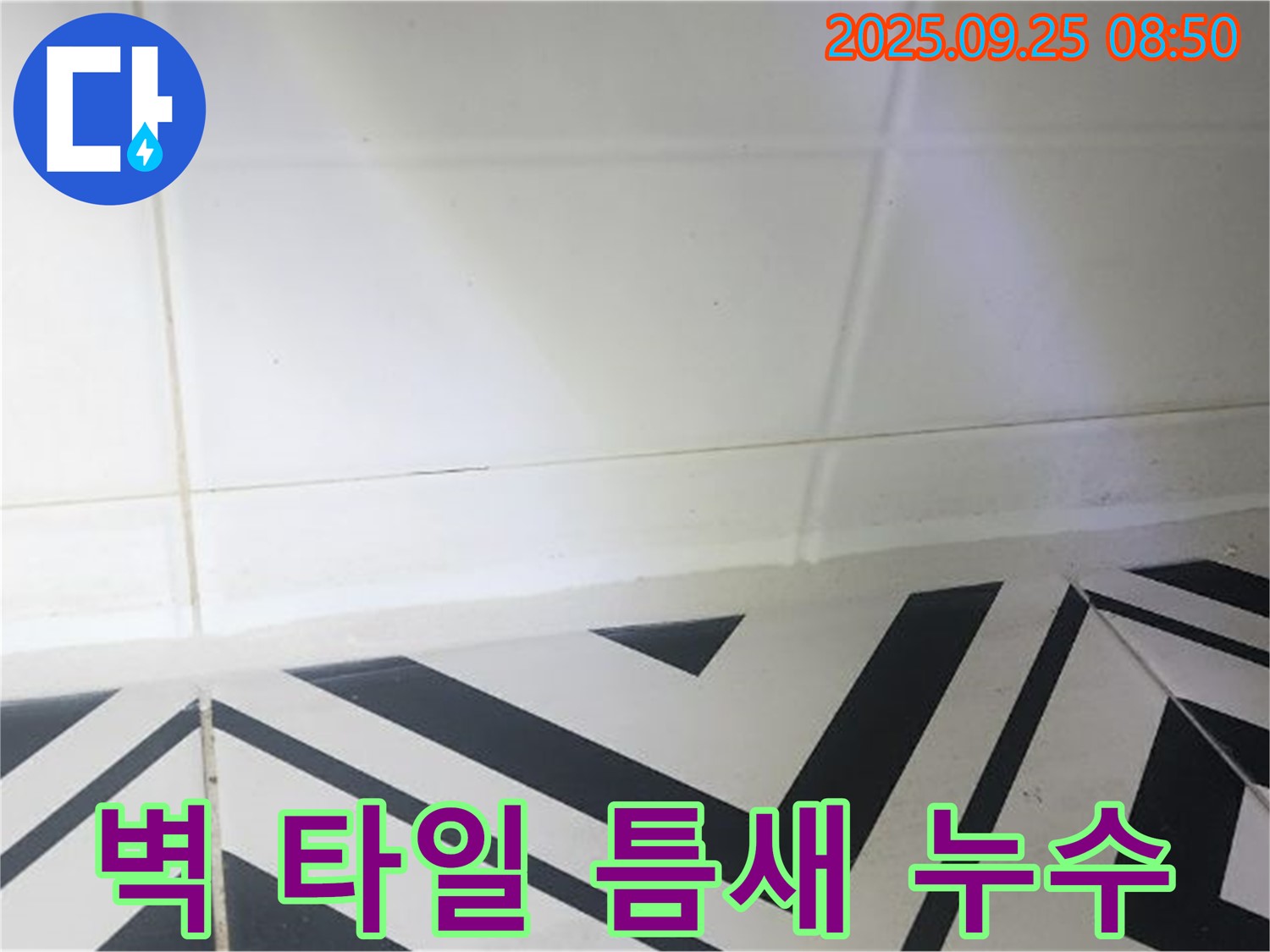 양주시 백석읍 오산리 벽 타일 틈새 누수 - 꼼꼼한 시공으로 누수 걱정 없이!