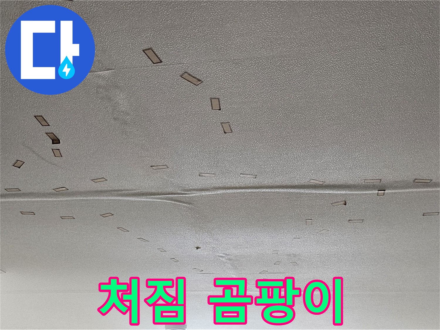 도봉구 현대시티 아파트 - 심한 처짐과 곰팡이 - 긴급 누수 해결 및 곰팡이 제거