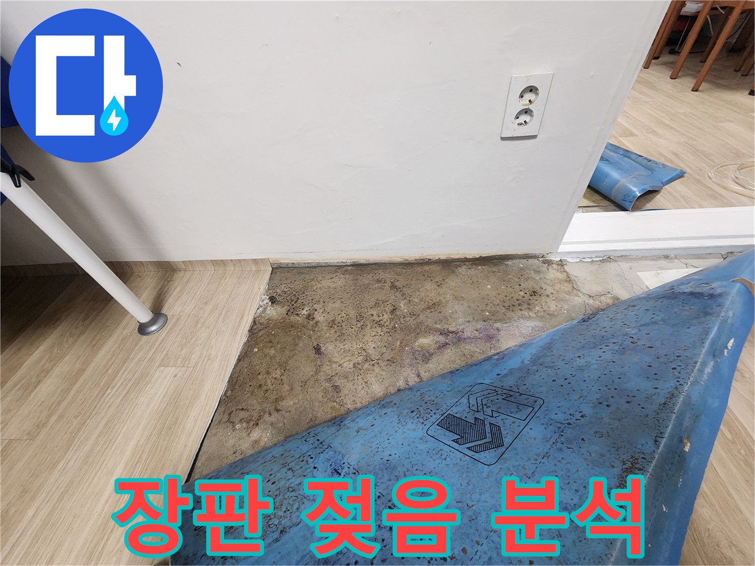 노원구 화장실 누수 - 장판 젖음 현상 - 누수 원인 정밀 분석 중