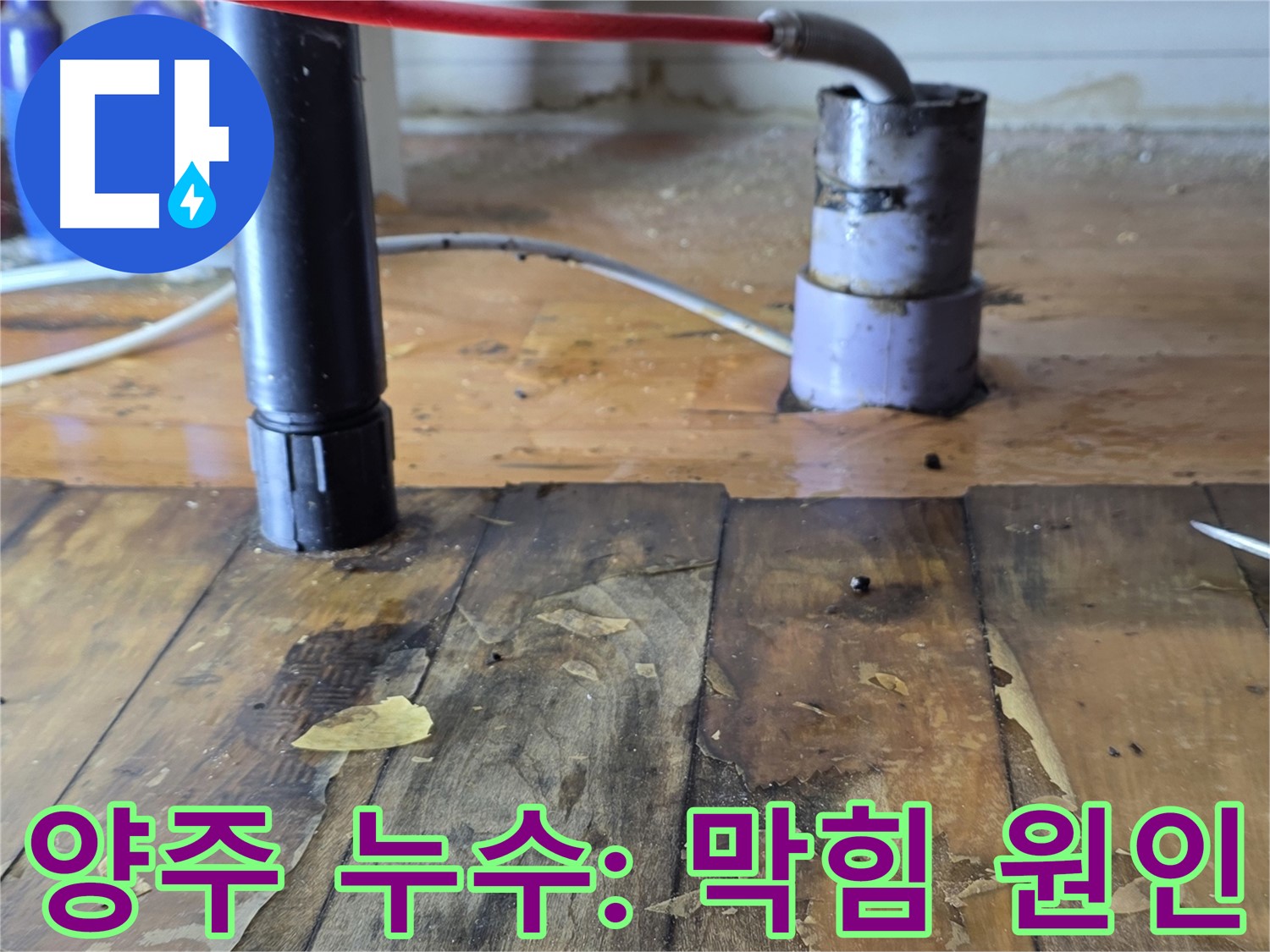 양주 누수탐지 - 배관 막힘 내시경 검사