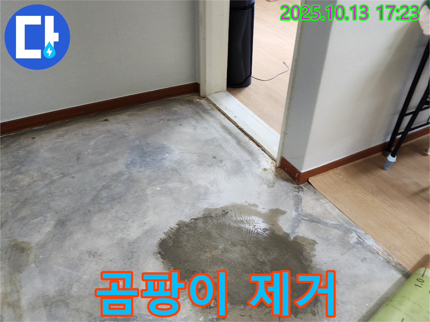 곰팡이 제거 - 누수 후 곰팡이 제거 작업 - 깨끗하고 건강한 환경