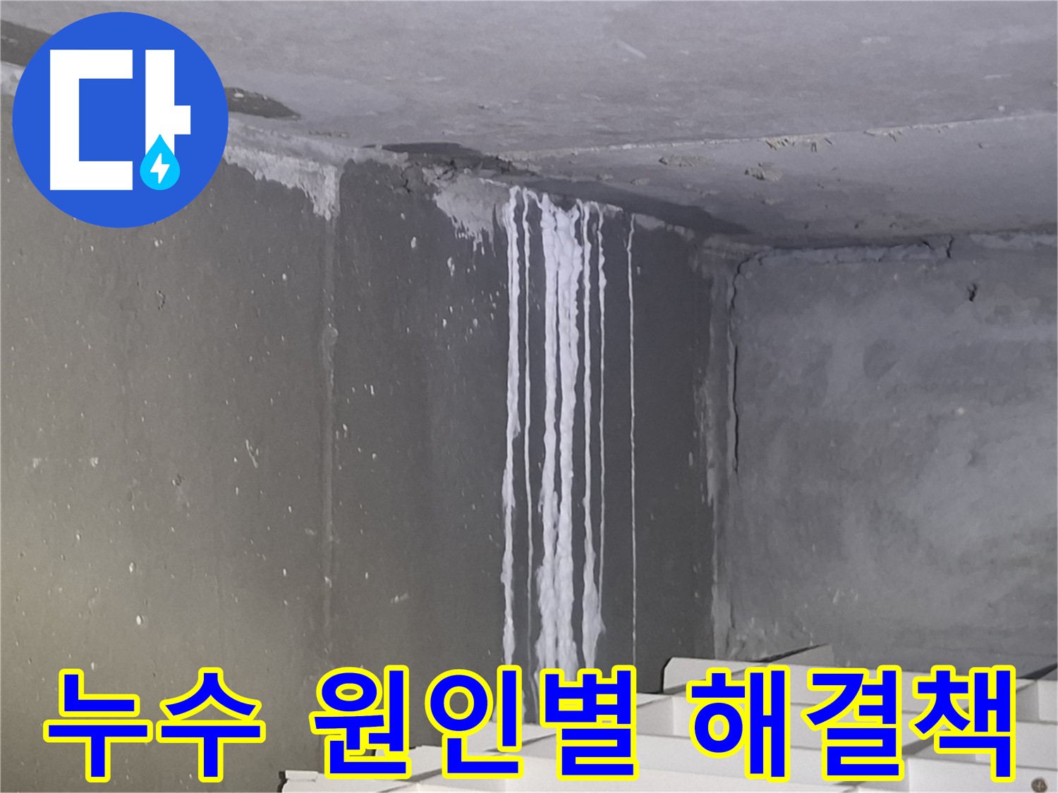 분당 건물 계단 벽 누수 - 누수 원인별 맞춤 해결 방법 제시