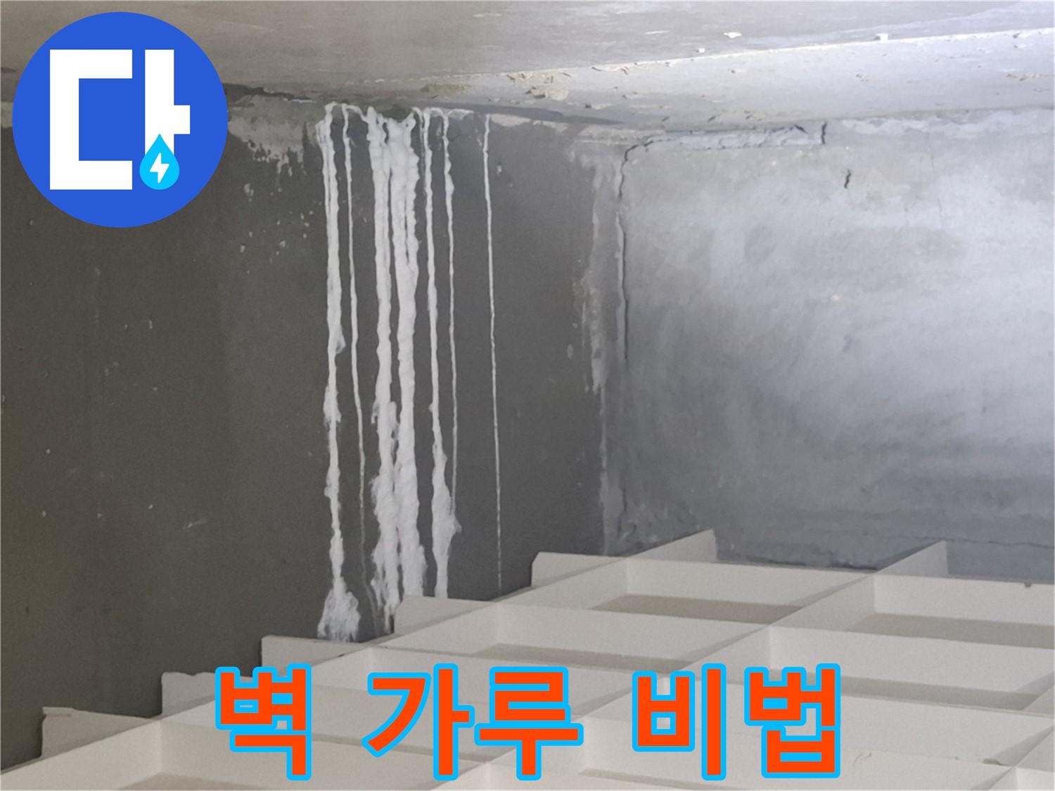분당 누수 - 삼평동 아파트 벽에 맺힌 하얀 가루를 완벽하게 해결하는 전문 업체의 특별한 노하우