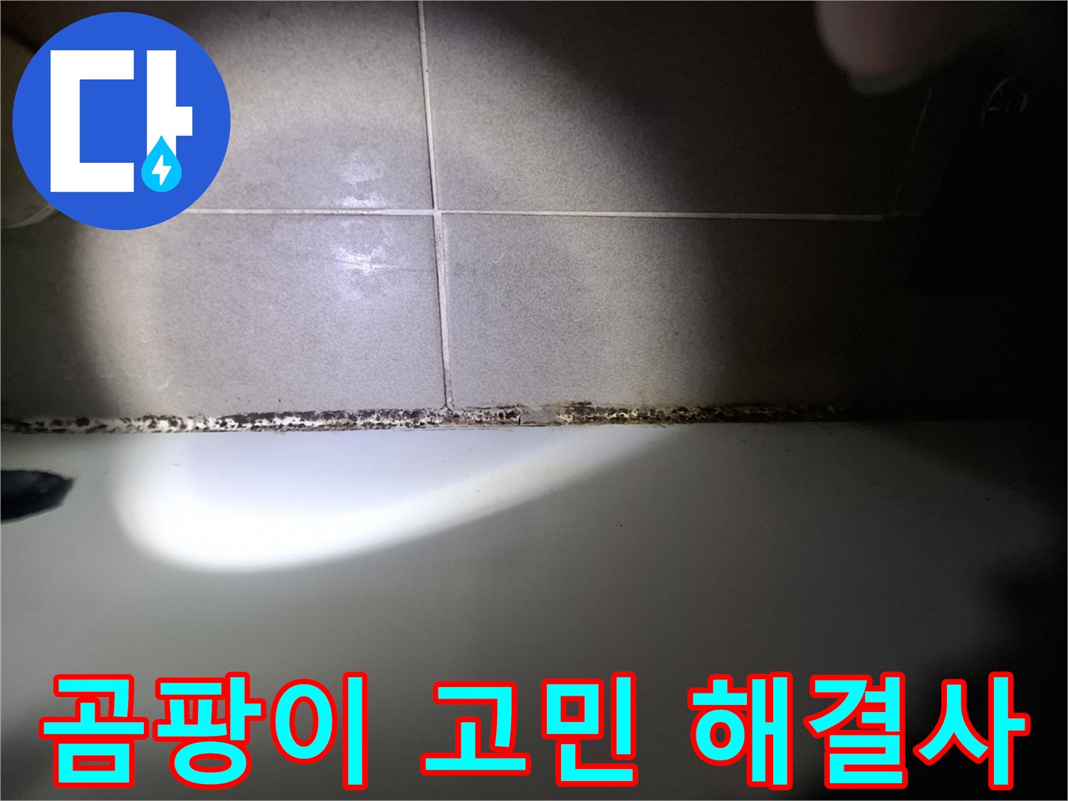 욕조 곰팡이 문제 - 곰팡이 고민 해결사가 출동합니다!