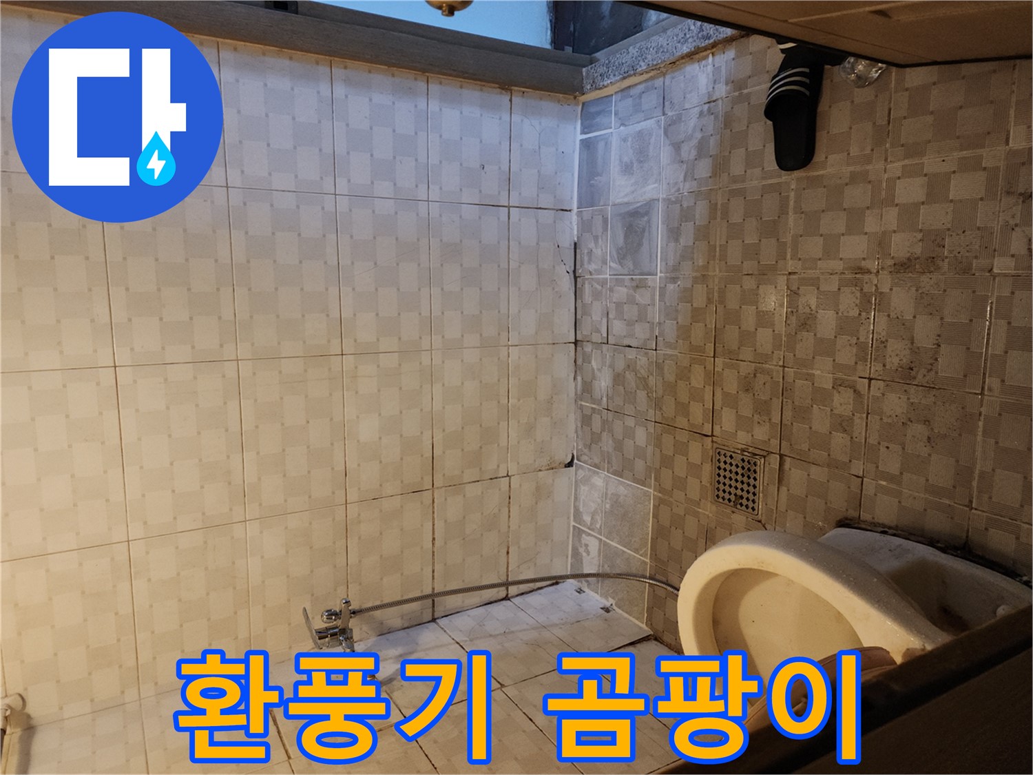 구로구 구로동 욕실 - 욕실 환풍기 주변 곰팡이, 누수와 연결되어 있을 수 있습니다!