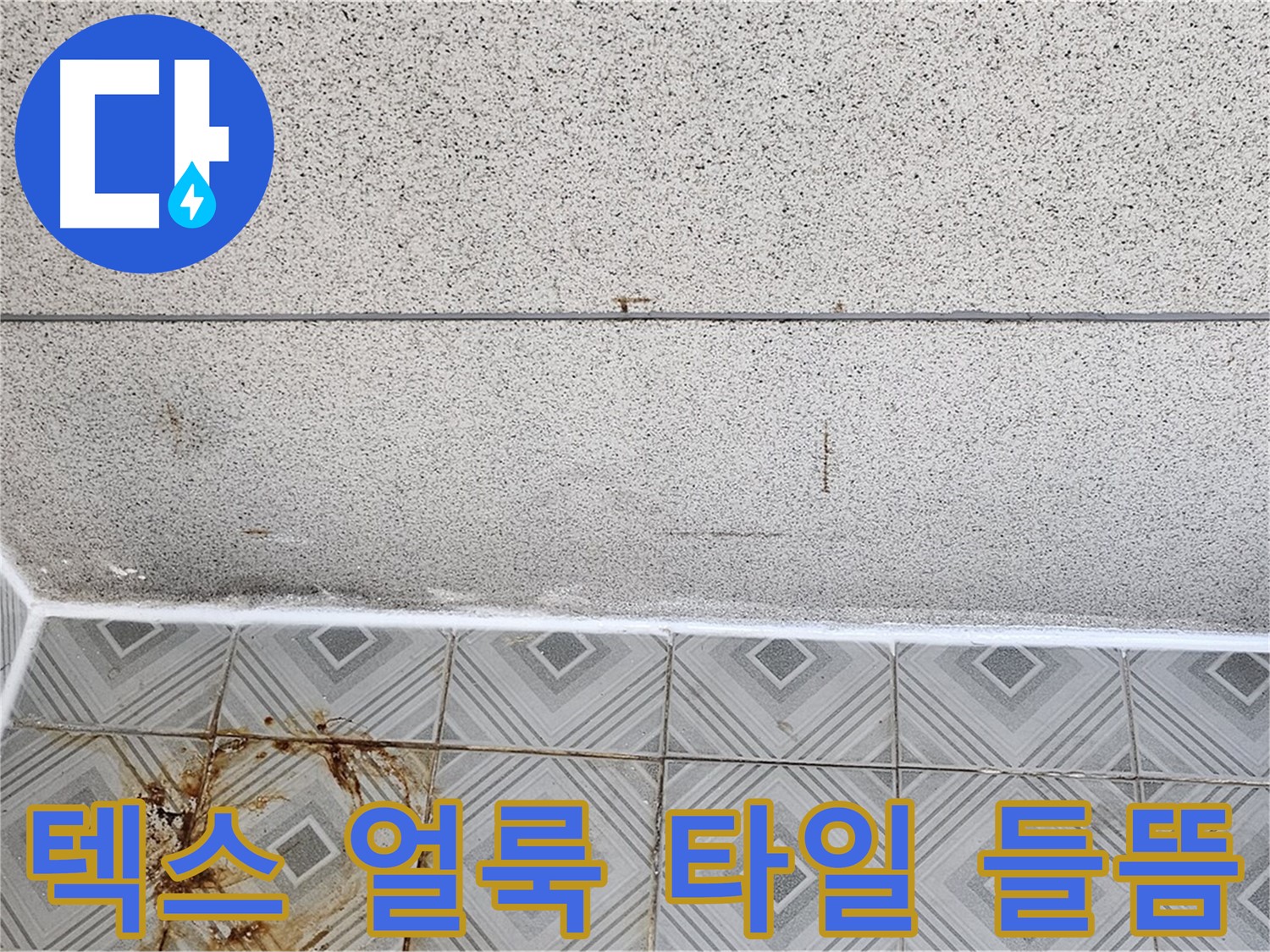 양천구 신월동 - 텍스 얼룩 - 타일 들뜸 - 건물 안전 위협
