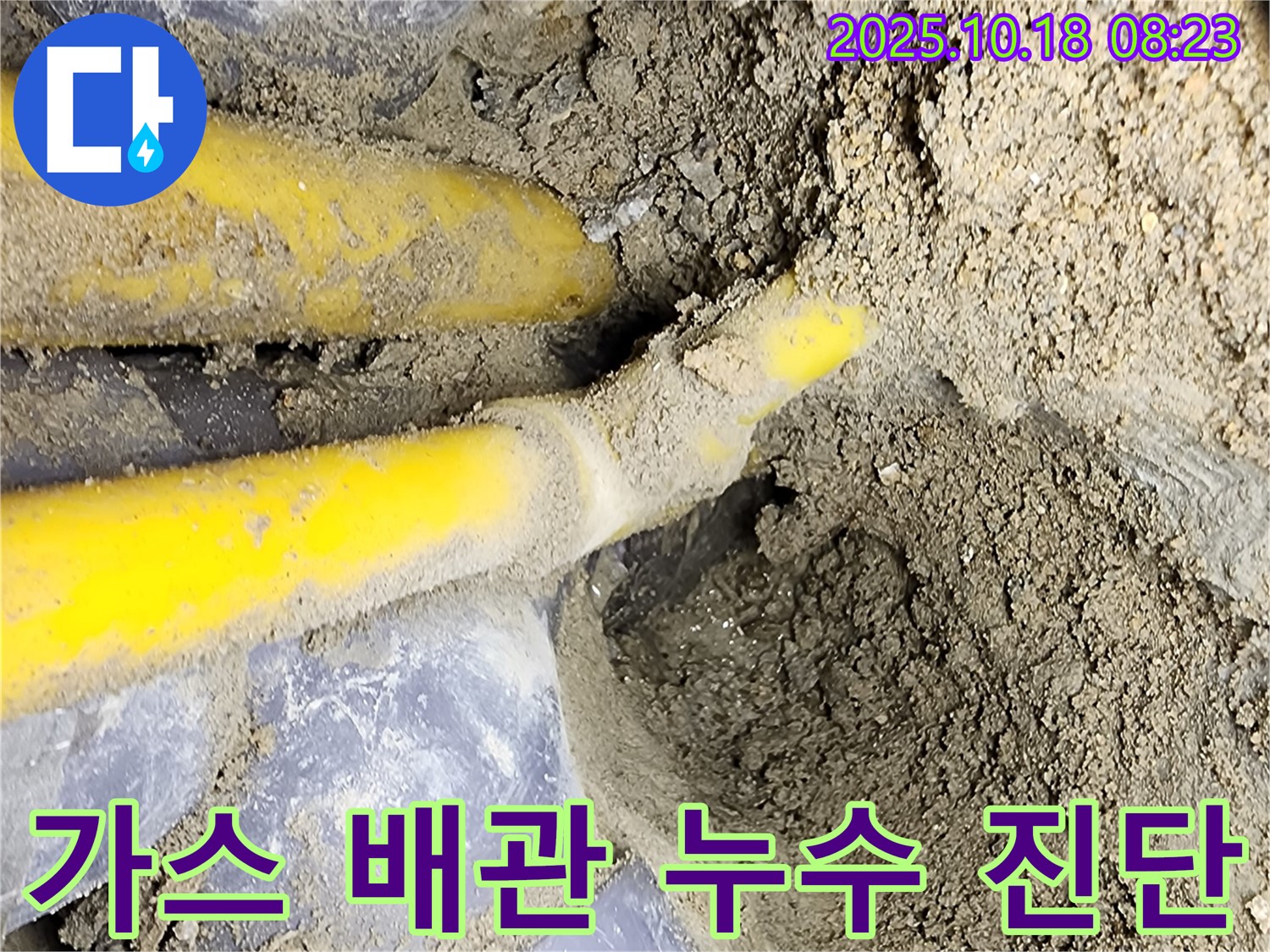 양주 장흥면 울대리 누수 - 가스 배관 주변 정밀 탐지 작업