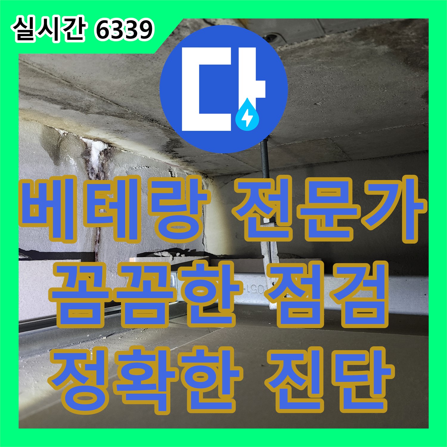금호동 신금호파크자이, 누수탐지, 베테랑 전문가가 직접 꼼꼼하게!