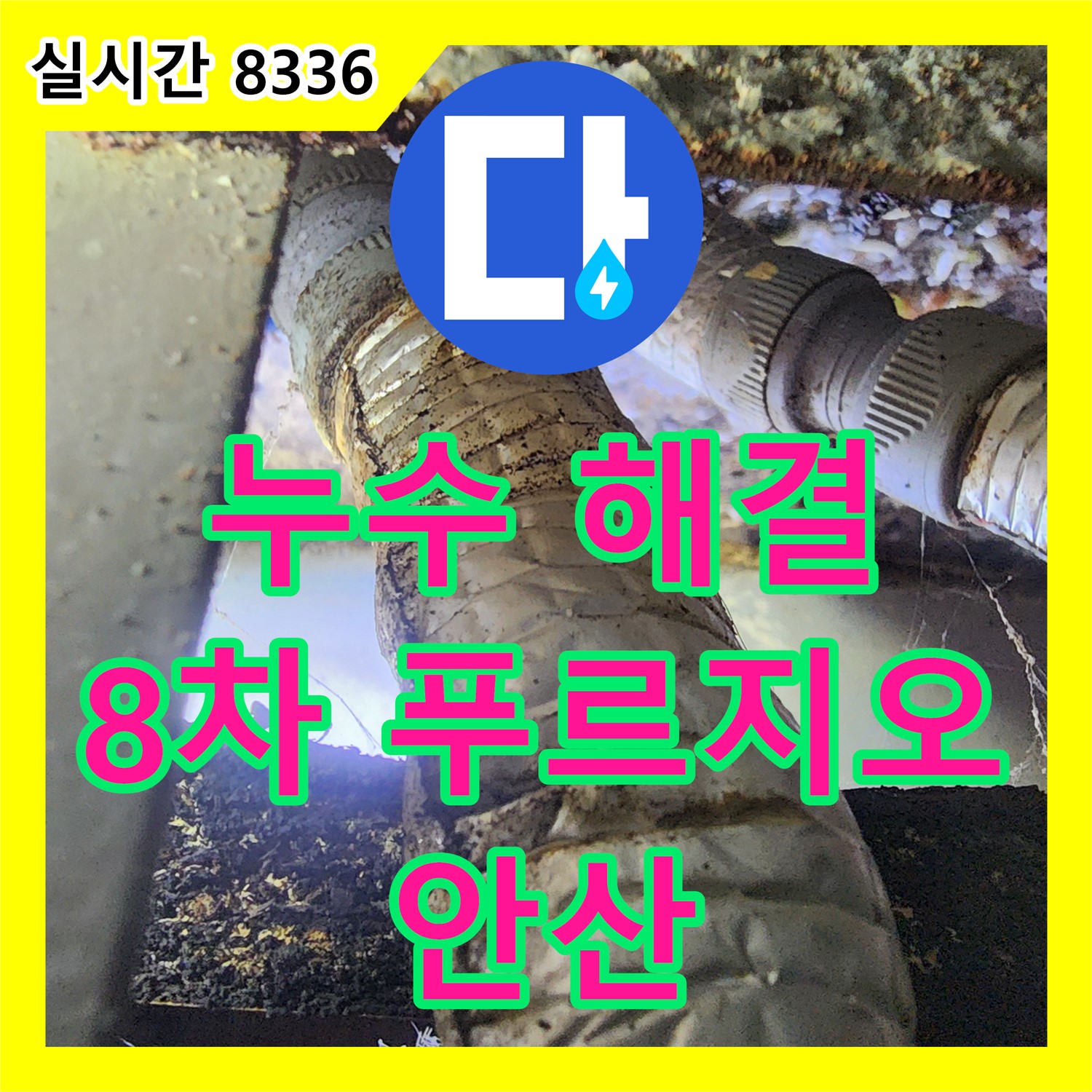 누수탐지업체, 안산 8차 푸르지오 누수 문제 해결 전문