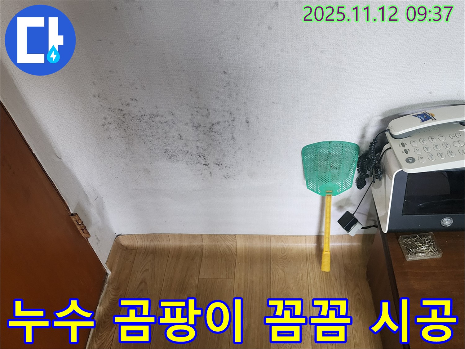 주택 벽 곰팡이 - 누수탐지로 곰팡이 문제를 해결하고 쾌적한 환경으로! 꼼꼼한 시공!