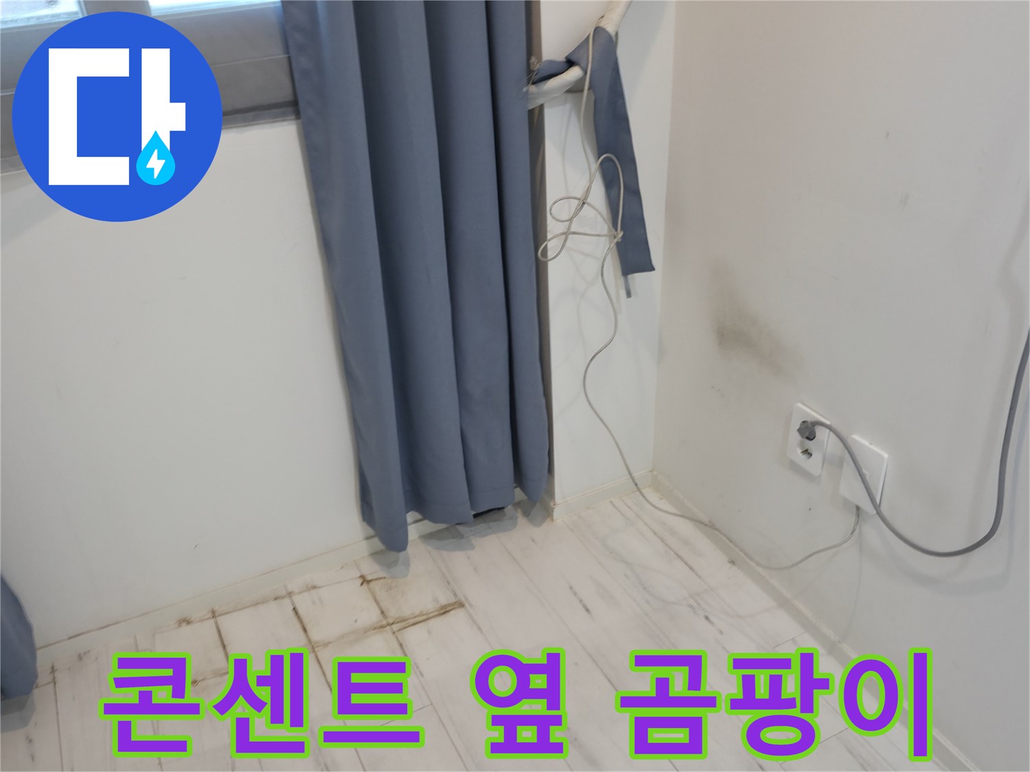 관악구 누수 - 콘센트 옆 벽 곰팡이 문제 - 누수 원인 탐지