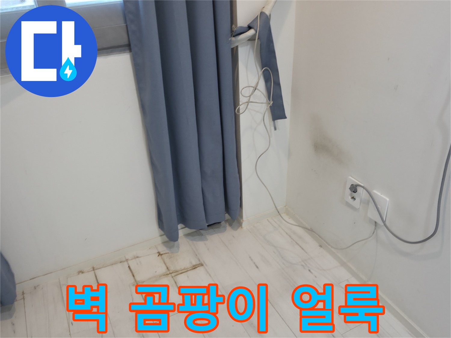 신림동 누수 - 벽 곰팡이 얼룩 문제 - 원인 분석 및 누수 해결 과정