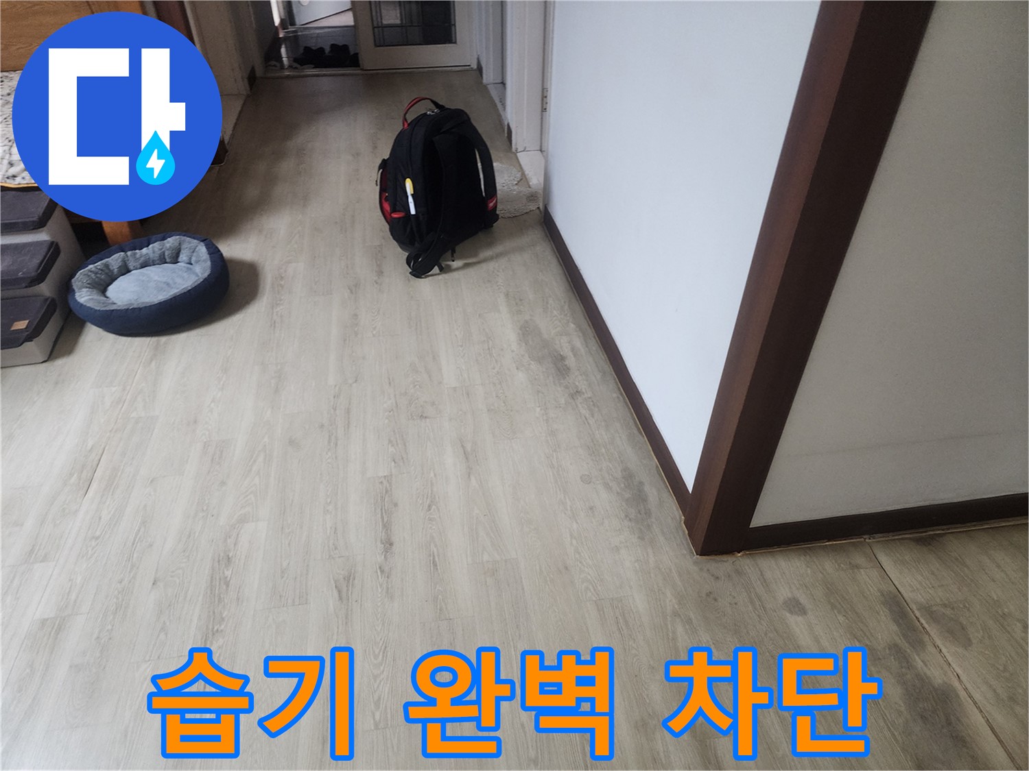 수원 누수 - 장판 밑 습기 완벽 차단 시공