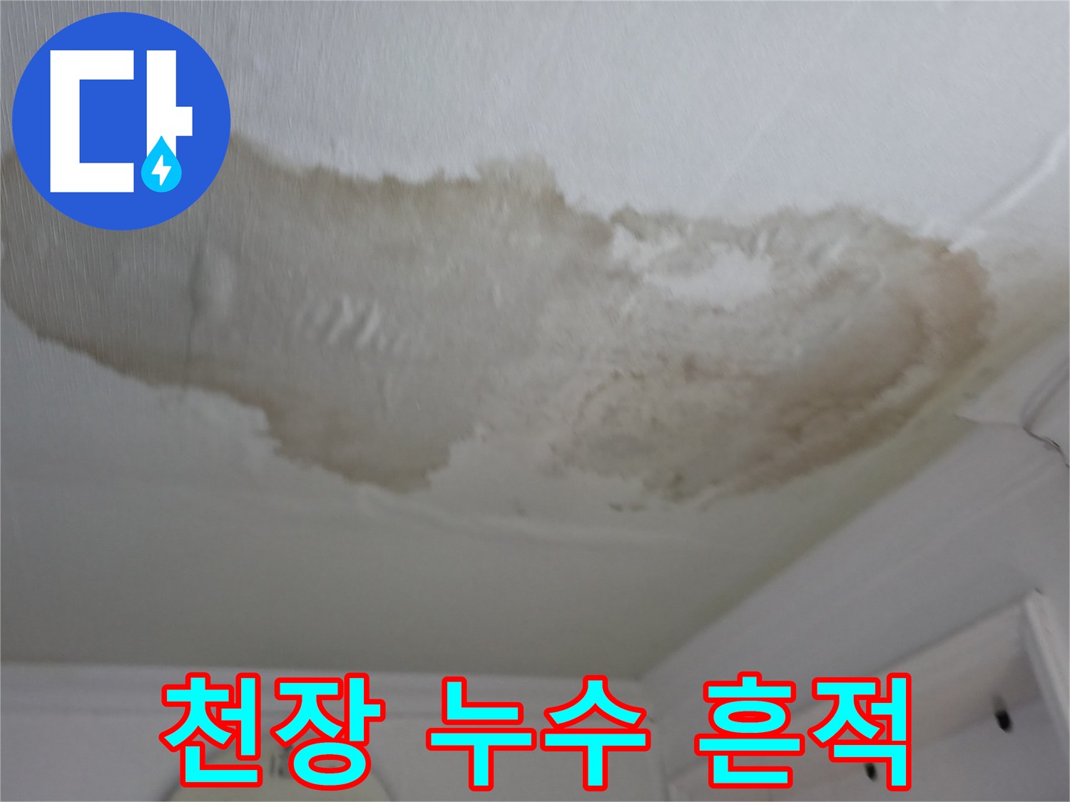 영등포 대림동 아파트 천장 누수 흔적 - 누수 피해